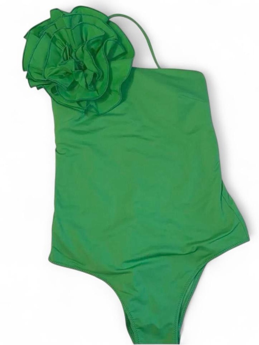 NWT Zara Green Flower Detail Bathing Suit - Picture 6 of 6